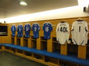 šatny domácích v FC Chelsea